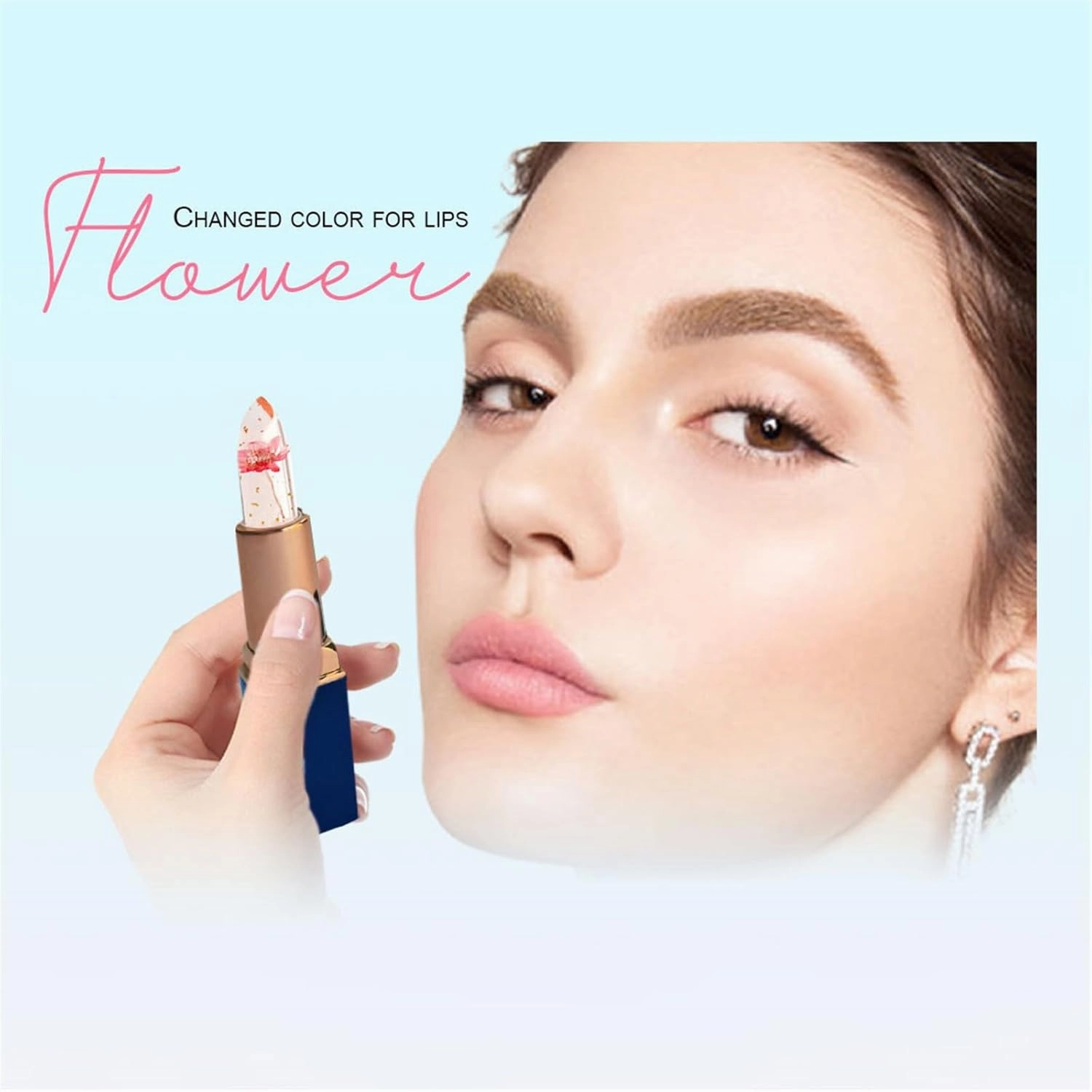 Super Lustrous Lipstick Multi-Finish Cream Pearl & Matte Lipstick Dried Flower Lipstick with Moisturizing Creamy Formula Lipstick Infused with Vitamin E and Avocado Oil