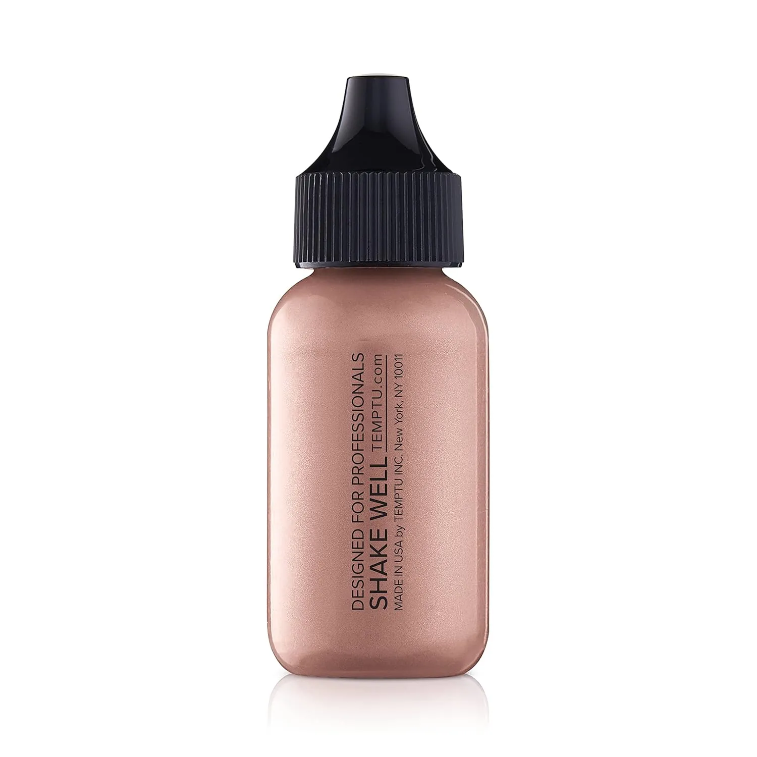 TEMPTU Perfect Canvas Airbrush Highlighter: Long-Wear, Layerable, Light-Reflecting Radiance & Shimmer, Natural-Looking Luminosity, Weightless Illuminator, Buildable Formula, 7 Shades
