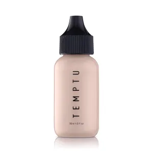 TEMPTU Perfect Canvas Airbrush Highlighter: Long-Wear, Layerable, Light-Reflecting Radiance & Shimmer, Natural-Looking Luminosity, Weightless Illuminator, Buildable Formula, 7 Shades