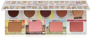 theBalm of Your Hand Greatest Hits Vol. 2 Face Palette, Long Lasting. 4 Blendable Eyeshadows, 3 Blush Colors, Matte Bronzer, Champagne-Hued Highlighter