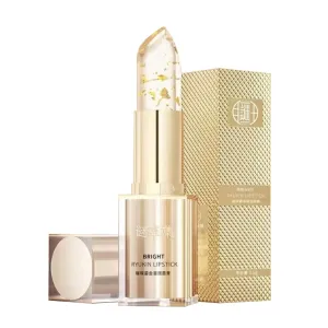 Transferproof Color Changing Lipstick, Long Lasting Nourishing, Lasting Transfer-proof Color Changing Lipstick Kit, Shimmer Glitter Lip Balm Lip Tinted Gloss for Dry & Cracked Lips (1pcs)