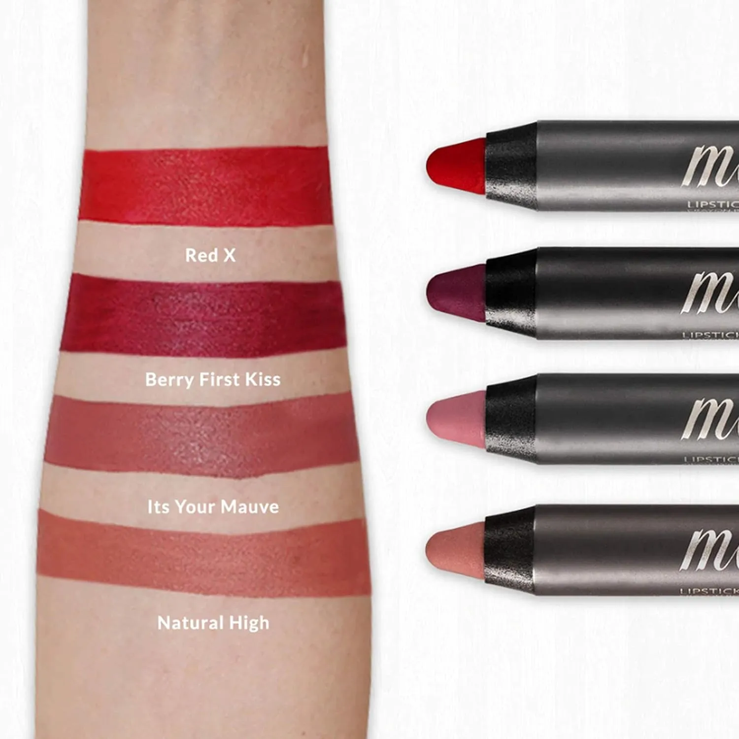 VASANTI Cosmetics Matte Crush Lipstick Pencil (It's Your Mauve) Long-Lasting Waterproof Soft Velvety Matte Lip Liner