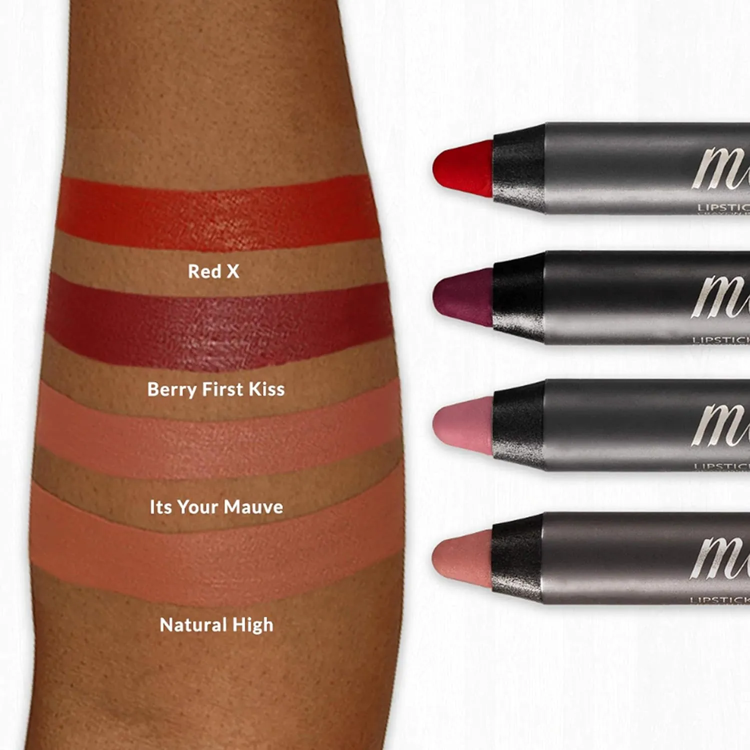 VASANTI Cosmetics Matte Crush Lipstick Pencil (It's Your Mauve) Long-Lasting Waterproof Soft Velvety Matte Lip Liner