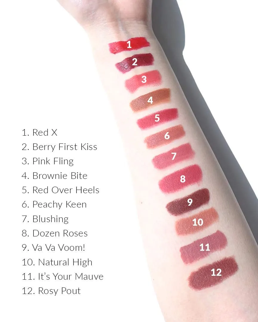 VASANTI Matte Crush Lipstick Pencil (Peachy Keen - Natural Peach) - Soft, Smooth, Velvety, High Pigmented - Long lasting, Water resisitant & Smudge proof - Paraben Free, Cruelty Free Lipstick