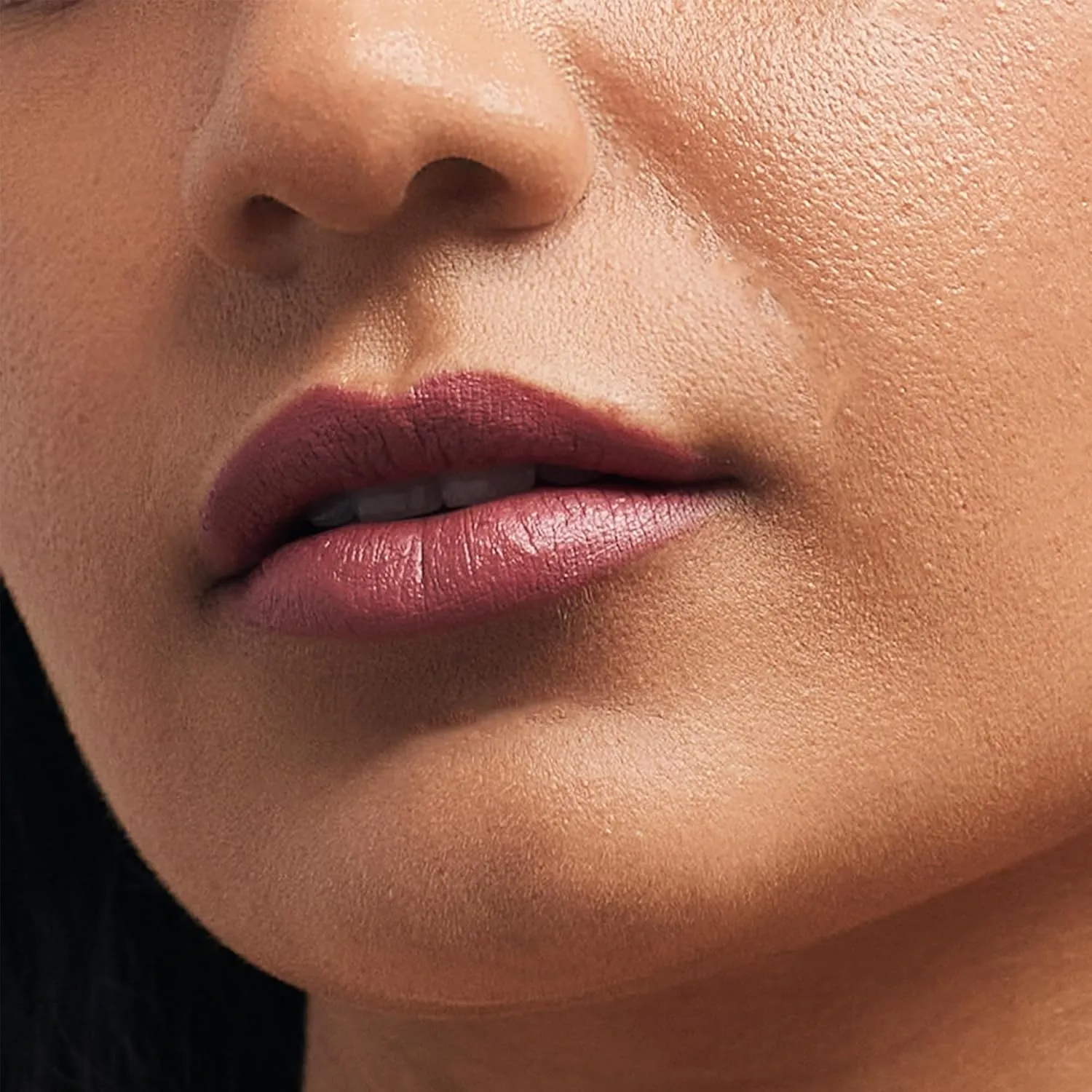 VASANTI Matte Crush Lipstick Pencil - Soft, Waterproof, Smooth, Velvety, Natural, Vegan-Friendly (Blushing - Natural Pink)