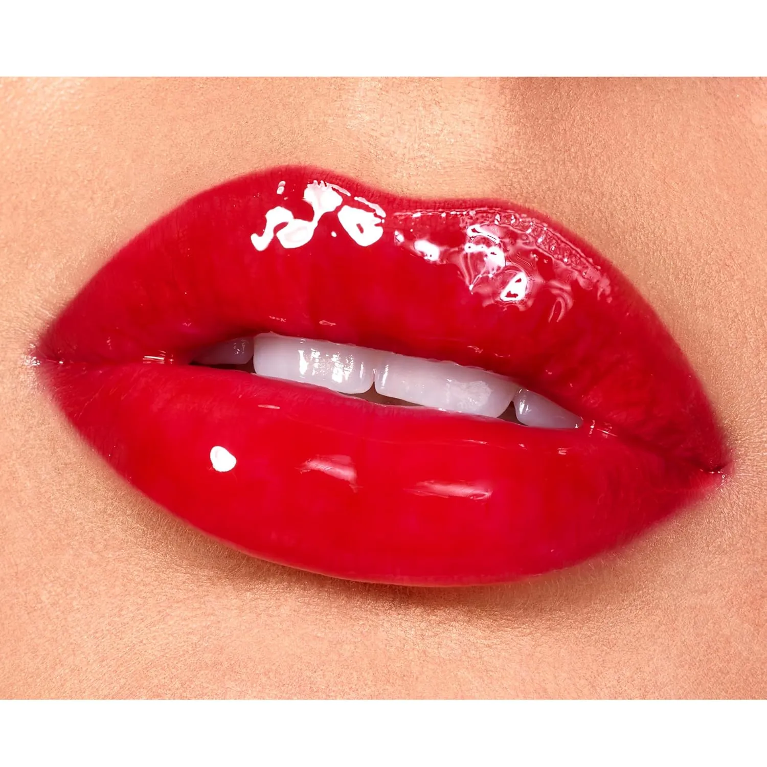Vegan Lip Gloss for Soft Lips, Plumping Oil, Hydrating Non-Stick Lipgloss for Women, Provides Maximum Shine, Paraben and Cruelty Free (Feisty - Bold Rouge Color)