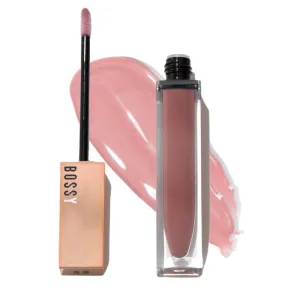 Vegan Lip Gloss for Soft Lips, Plumping Oil, Hydrating Non-Stick Lipgloss for Women, Provides Maximum Shine, Paraben and Cruelty Free (Purposeful - Light Lilac Color)