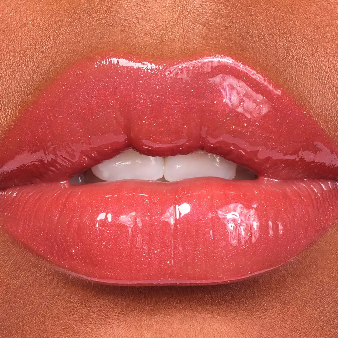 Vegan Lip Gloss for Soft Lips, Plumping Oil, Hydrating Non-Stick Lipgloss for Women, Provides Maximum Shine, Paraben and Cruelty Free (UNAPOLOGETIC - Pink Nude Color)