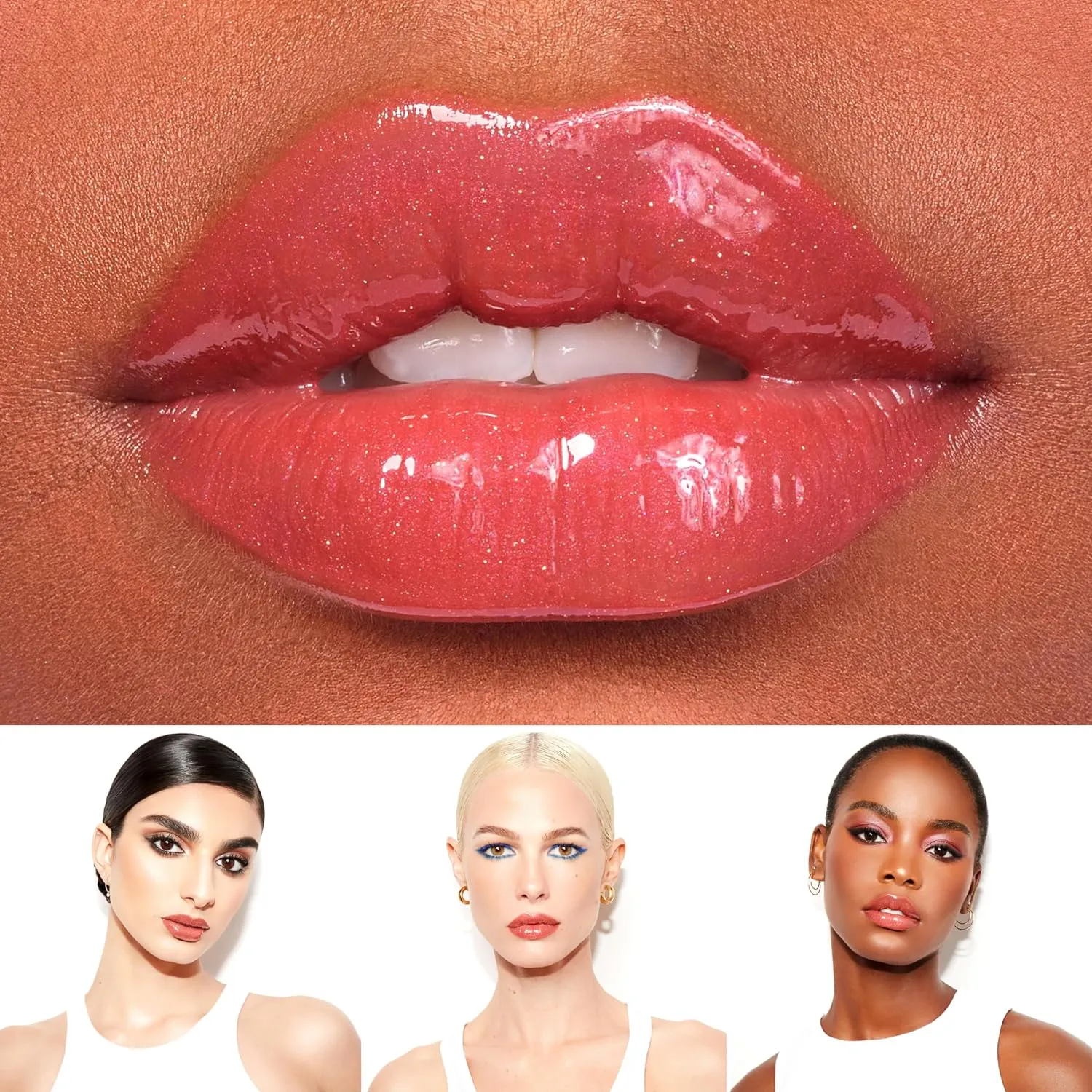 Vegan Lip Gloss for Soft Lips, Plumping Oil, Hydrating Non-Stick Lipgloss for Women, Provides Maximum Shine, Paraben and Cruelty Free (UNAPOLOGETIC - Pink Nude Color)