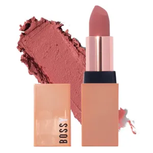 Vegan Lipstick Matte, Long Lasting, Hydrating Lip Stick with Vitamin E and Watermelon Seed Oil, Paraben and Cruelty Free (Sophisticated - Pink with Purple Hue Color)