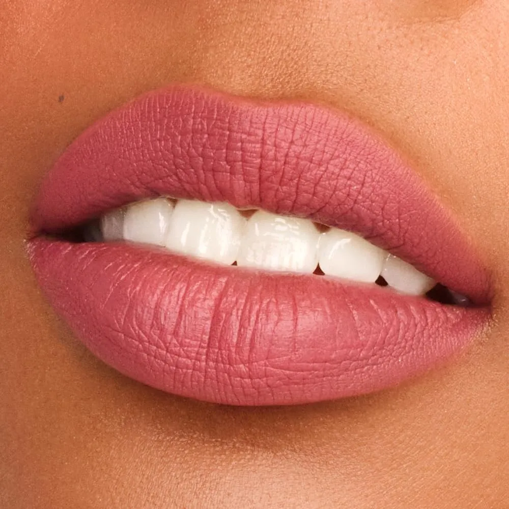 Vegan Lipstick Matte, Long Lasting, Hydrating Lip Stick with Vitamin E and Watermelon Seed Oil, Paraben and Cruelty Free (Sophisticated - Pink with Purple Hue Color)