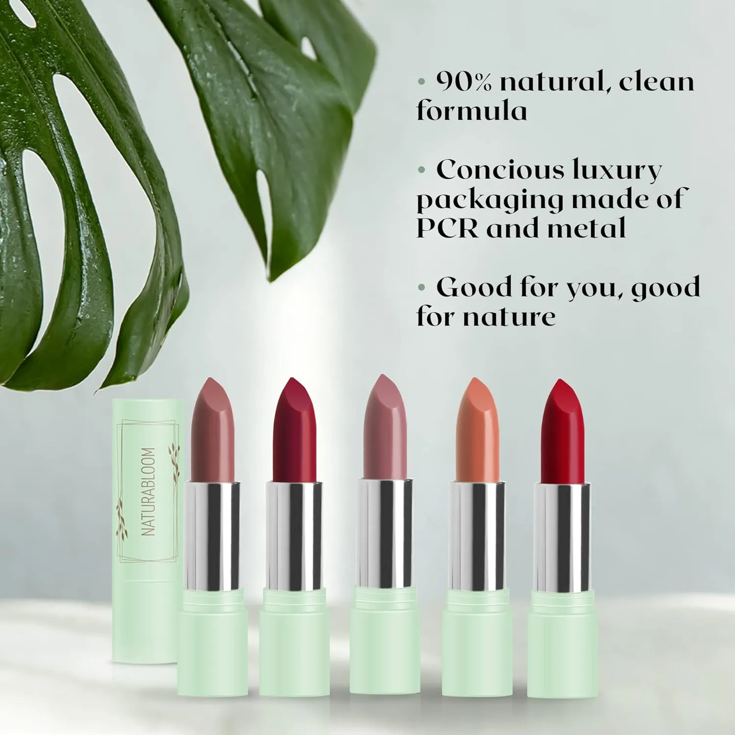 Vegan Lipstick (Orchid) - Sensational One-Stroke Long Lasting Lipstick from Natural Oils & Butters Full-Coverage Lip Color with Shea Butter & Coconut Extact - Premium Hydrating Lipsticks