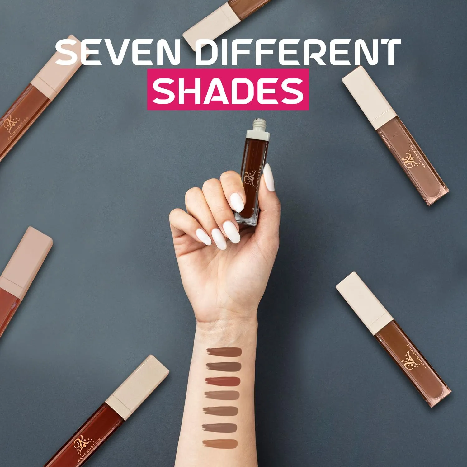 Velvet Creamy Liquid Lipstick along Lip Liner - Longwear, Highly Pigmented, Soft Matte Finish, Comfortable & Non-Feathering for Glam Looks (Pari, 1 Floz)