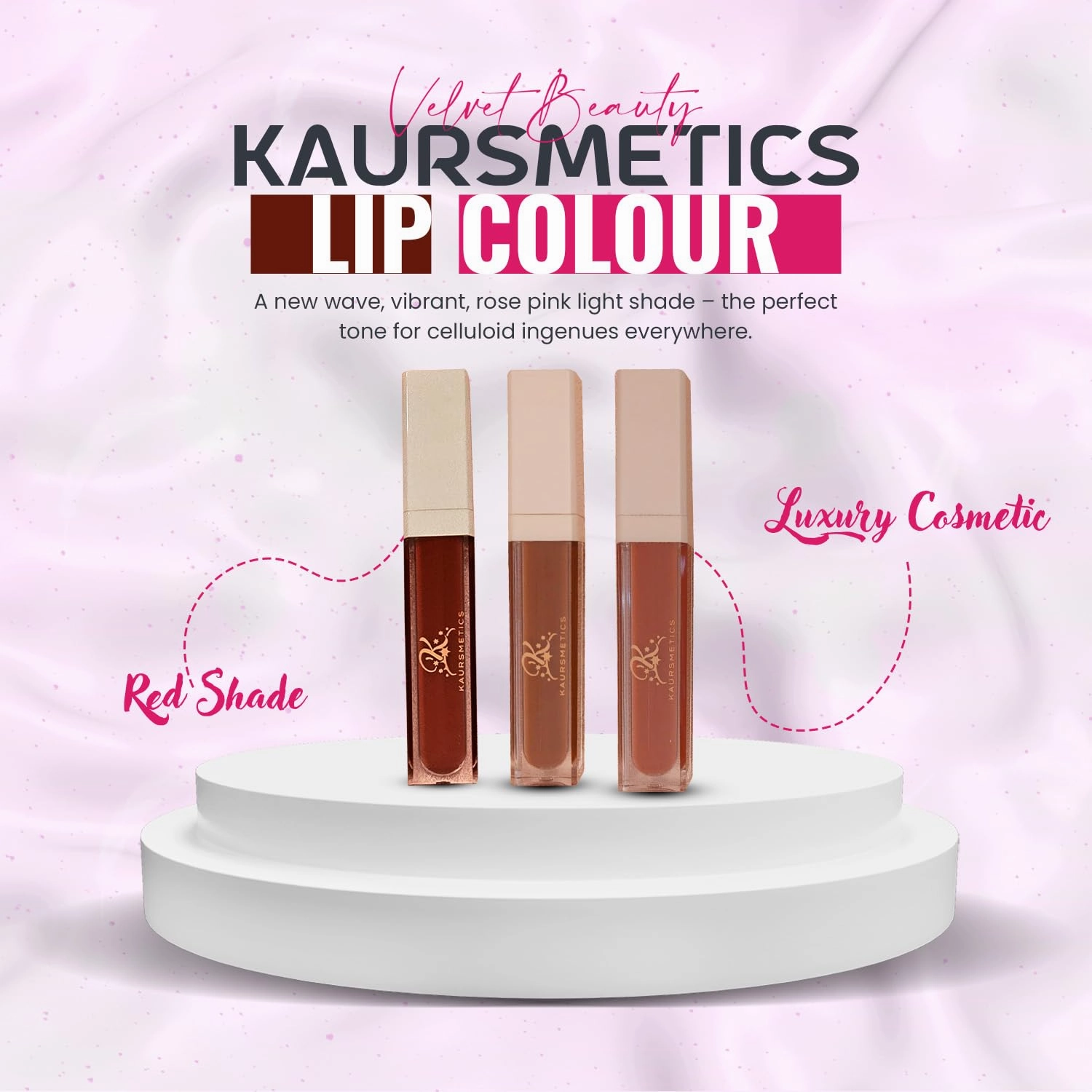 Velvet Creamy Liquid Lipstick along Lip Liner - Longwear, Highly Pigmented, Soft Matte Finish, Comfortable & Non-Feathering for Glam Looks (Saira, 1 Floz)