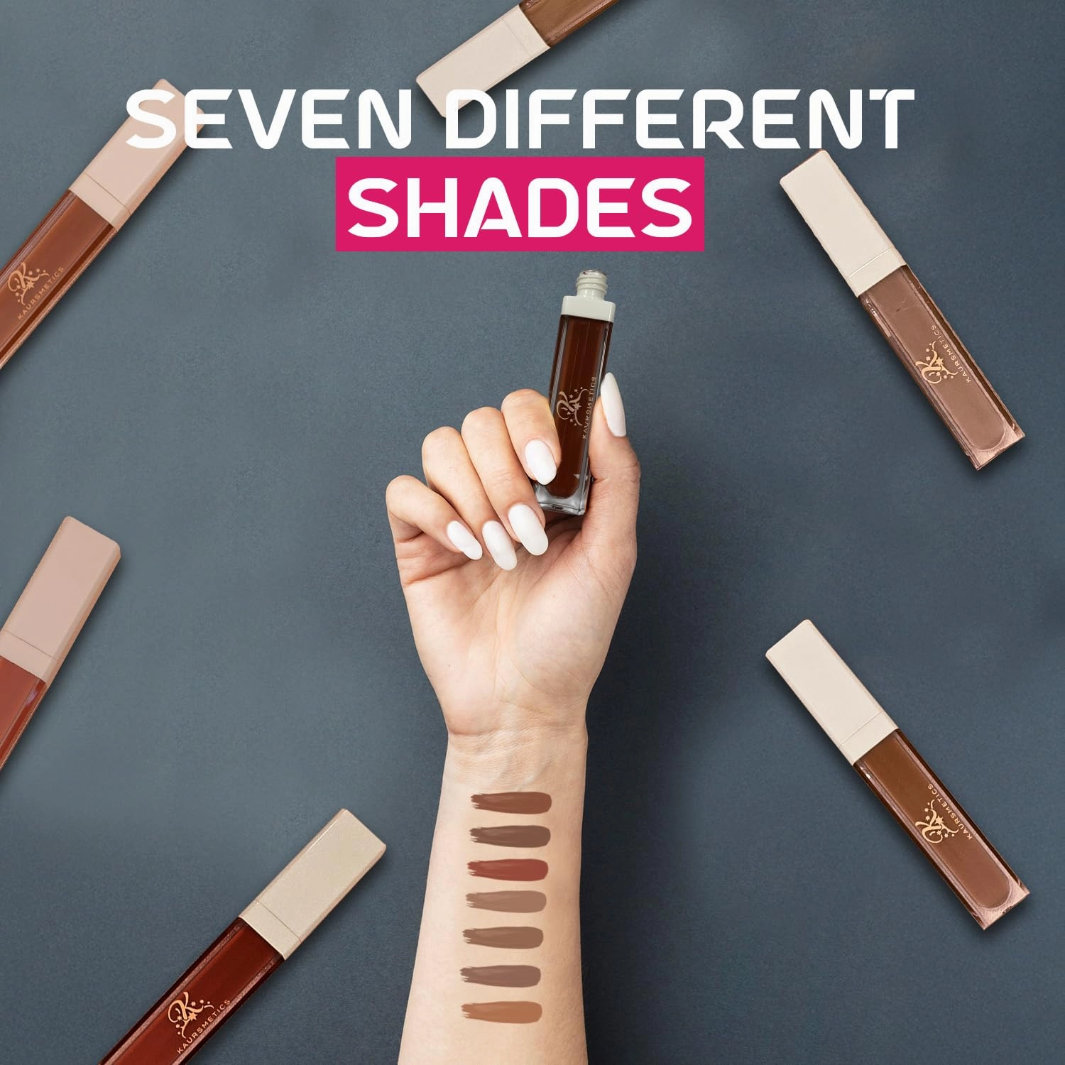 Velvet Creamy Liquid Lipstick along Lip Liner - Longwear, Highly Pigmented, Soft Matte Finish, Comfortable & Non-Feathering for Glam Looks (Shari, 1 Floz)