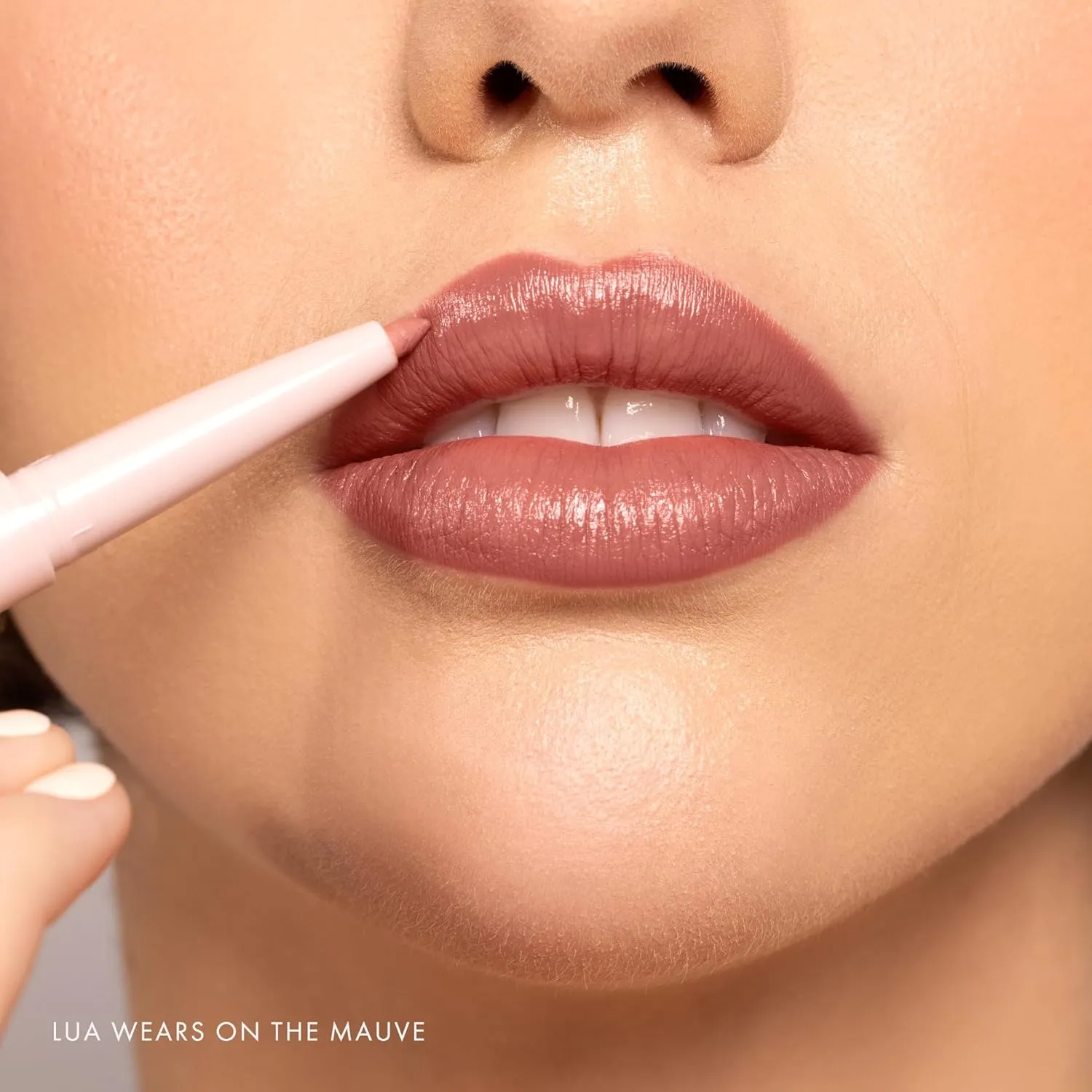 Wander Beauty Lipsetter Dual Cream Lipstick   Lip Liner - On the Mauve - Ultra-Smooth, Hydrating Lipstick and Mauve Lip Liner with a Soft Matte Finish - Made with Squalane & Peptides (1 Count)