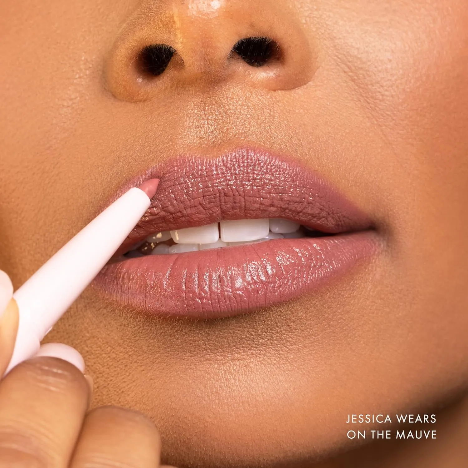 Wander Beauty Lipsetter Dual Cream Lipstick   Lip Liner - On the Mauve - Ultra-Smooth, Hydrating Lipstick and Mauve Lip Liner with a Soft Matte Finish - Made with Squalane & Peptides (1 Count)