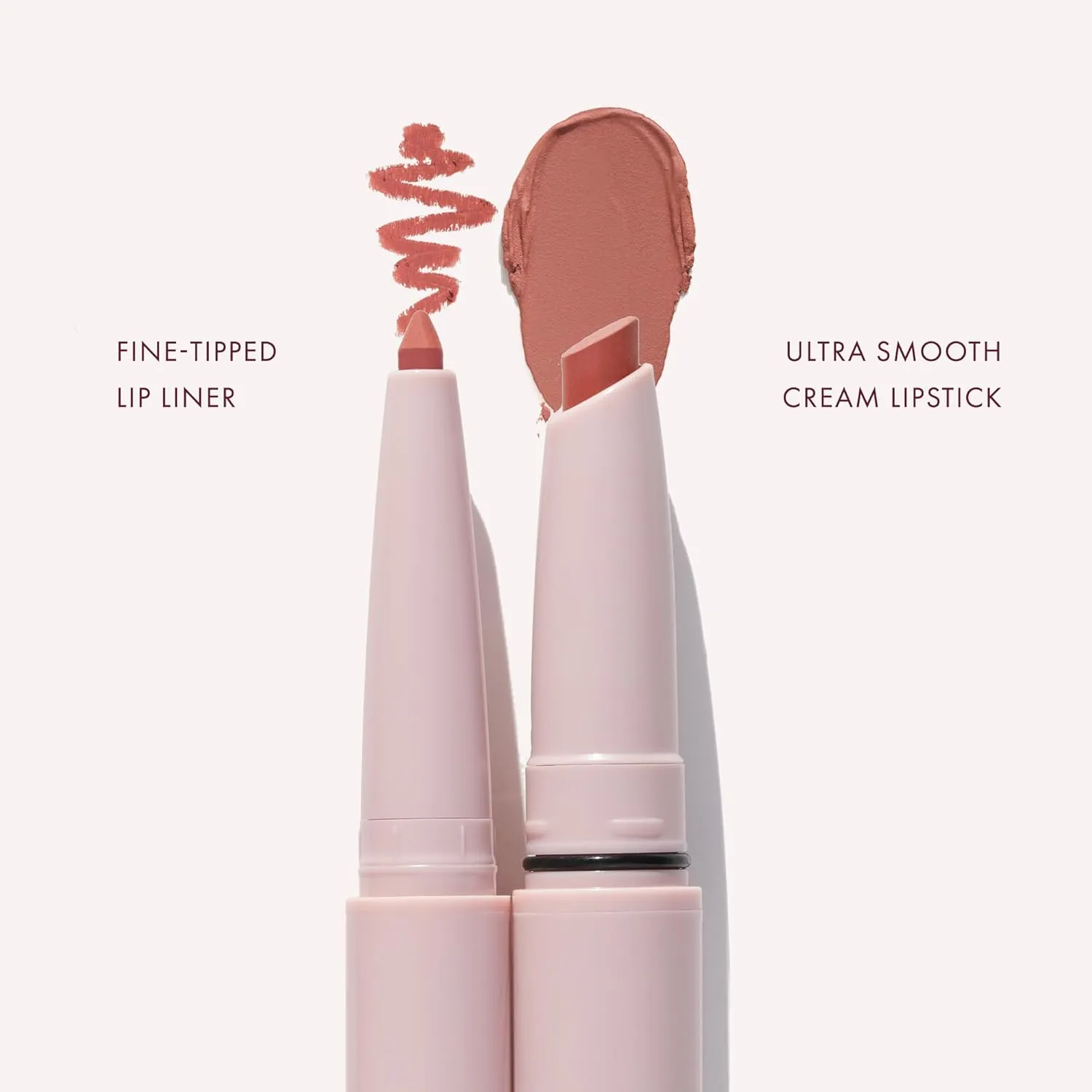 Wander Beauty Lipsetter Dual Cream Lipstick   Lip Liner - Ticket to Tawny - Ultra-Smooth, Hydrating Lipstick and Brown Nude Lip Liner with a Soft Matte Finish - Made with Squalane & Peptides (1 Count)