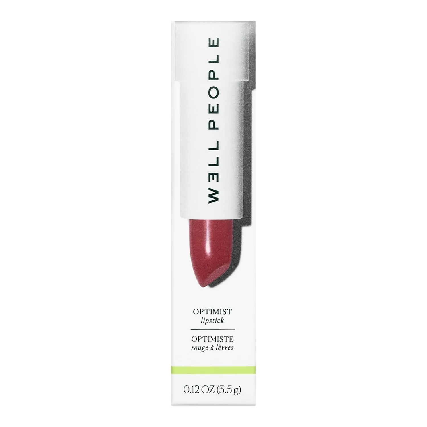 Well People Optimist Lipstick, Hydrating, High-Pigment Lipstick For Long-Lasting Color, Nourishes Lips, Satin Finish, Vegan & Cruelty-free, New Mystic