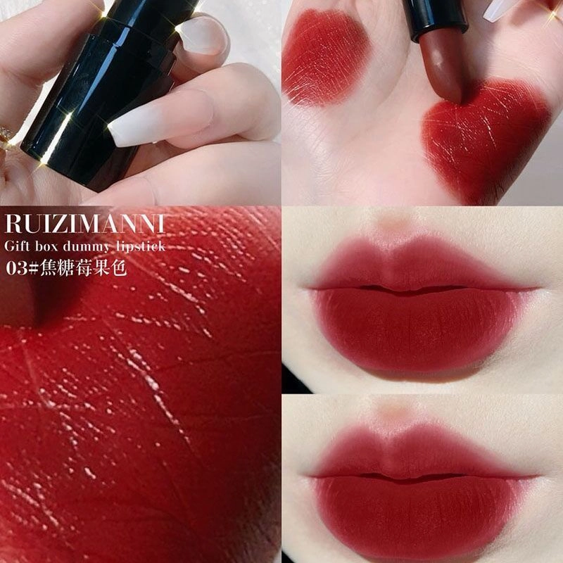 Wholesale small pepper chocolate velvet caramel color matte matte lipstick JDC-MK-Minf004