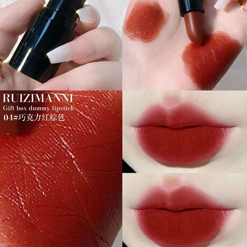 Wholesale small pepper chocolate velvet caramel color matte matte lipstick JDC-MK-Minf004
