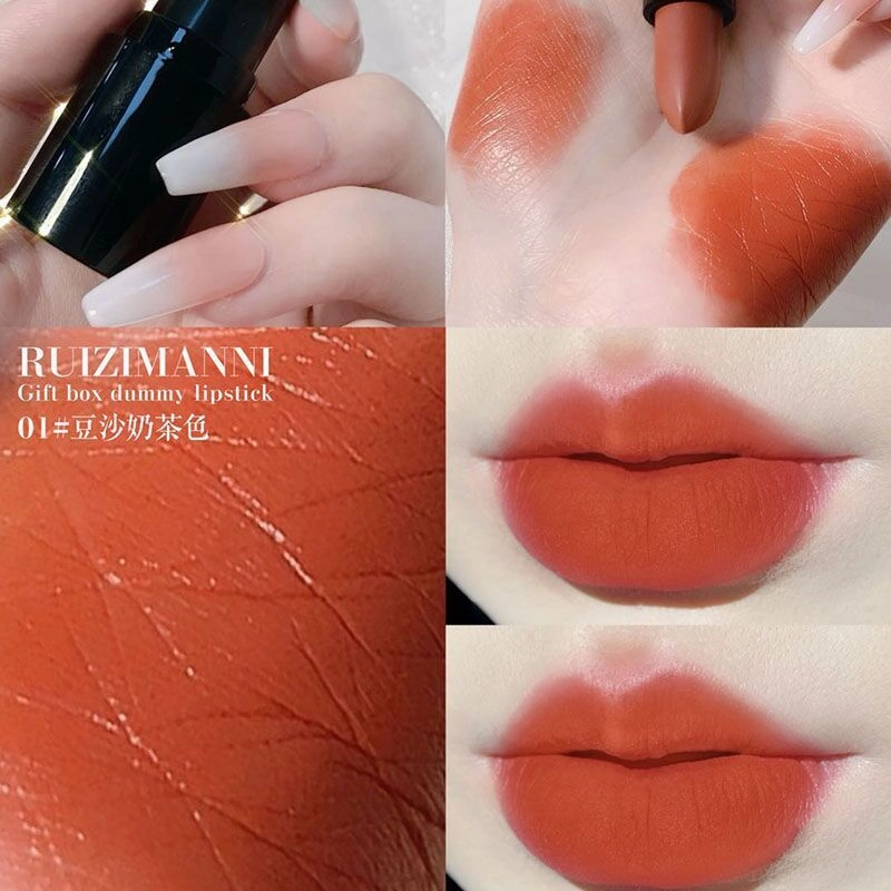Wholesale small pepper chocolate velvet caramel color matte matte lipstick JDC-MK-Minf004
