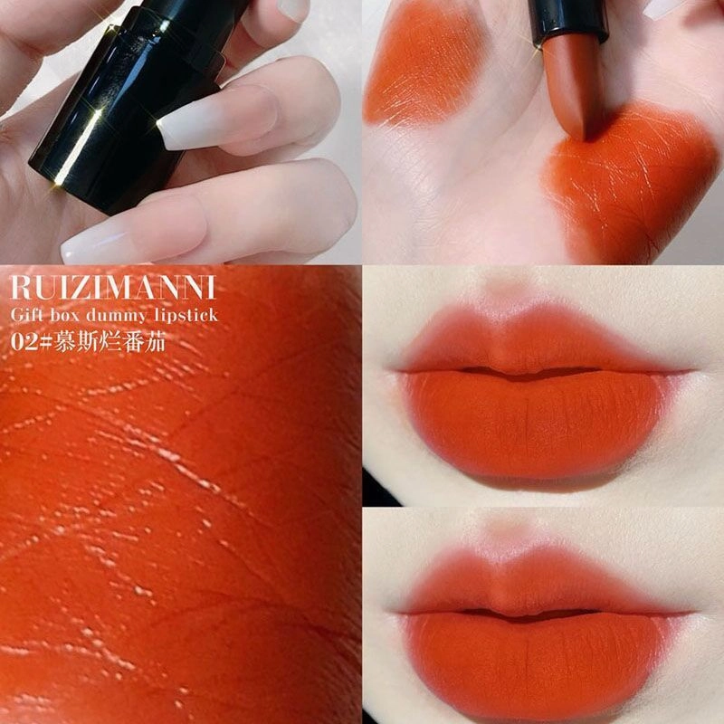 Wholesale small pepper chocolate velvet caramel color matte matte lipstick JDC-MK-Minf004