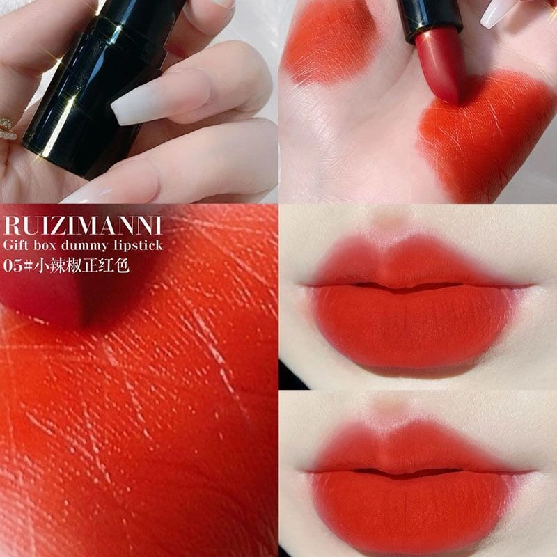 Wholesale small pepper chocolate velvet caramel color matte matte lipstick JDC-MK-Minf004