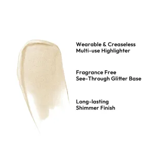 Wink Eye Shimmer I Light - Versatile Illuminator, Highlighter, Buildable Eye Shadow, Adds Radiant Glow for Eyes and Face, 6g (07 Second Champagne)