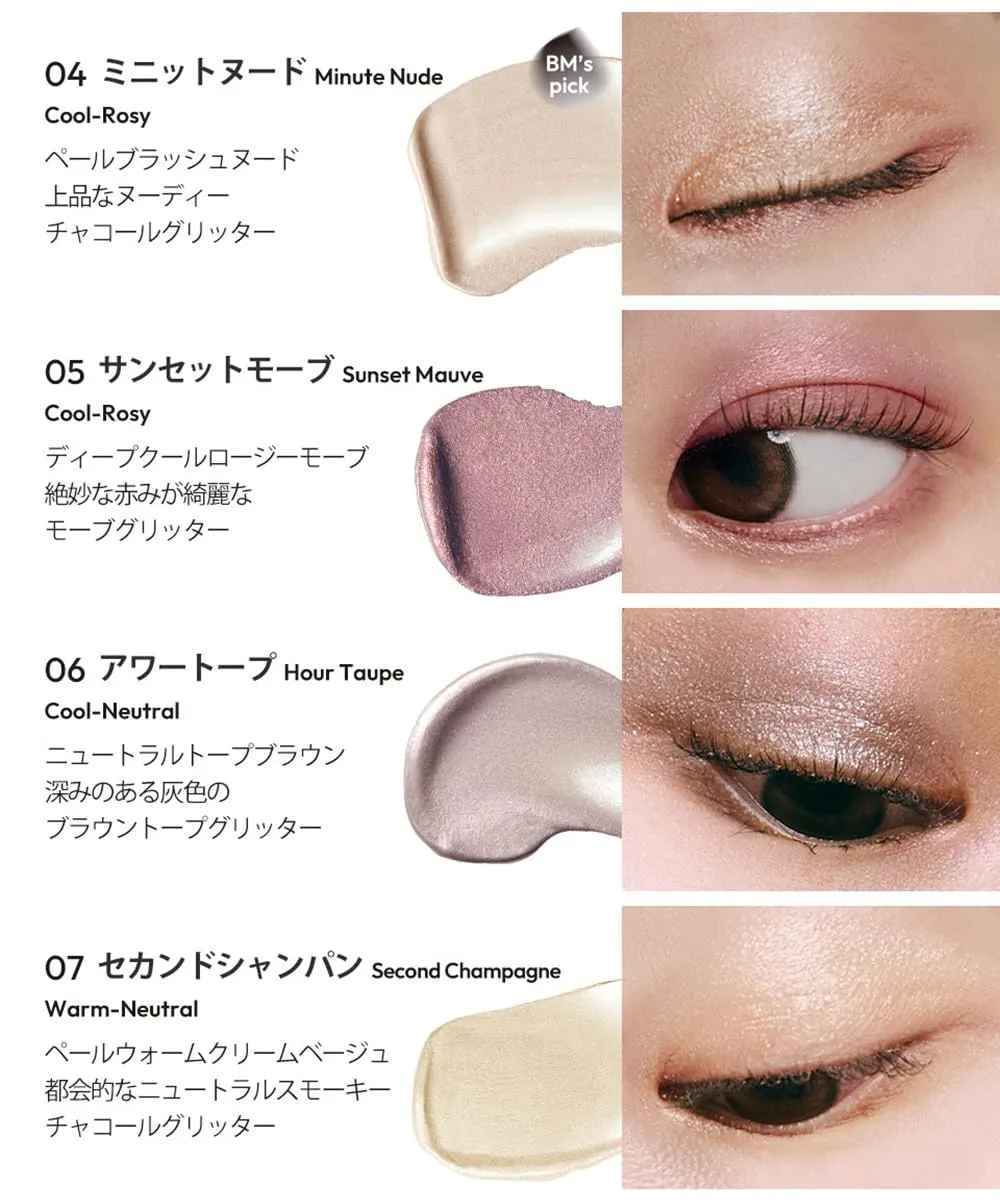 Wink Eye Shimmer I Light - Versatile Illuminator, Highlighter, Buildable Eye Shadow, Adds Radiant Glow for Eyes and Face, 6g (11 Dusk Charcoal)