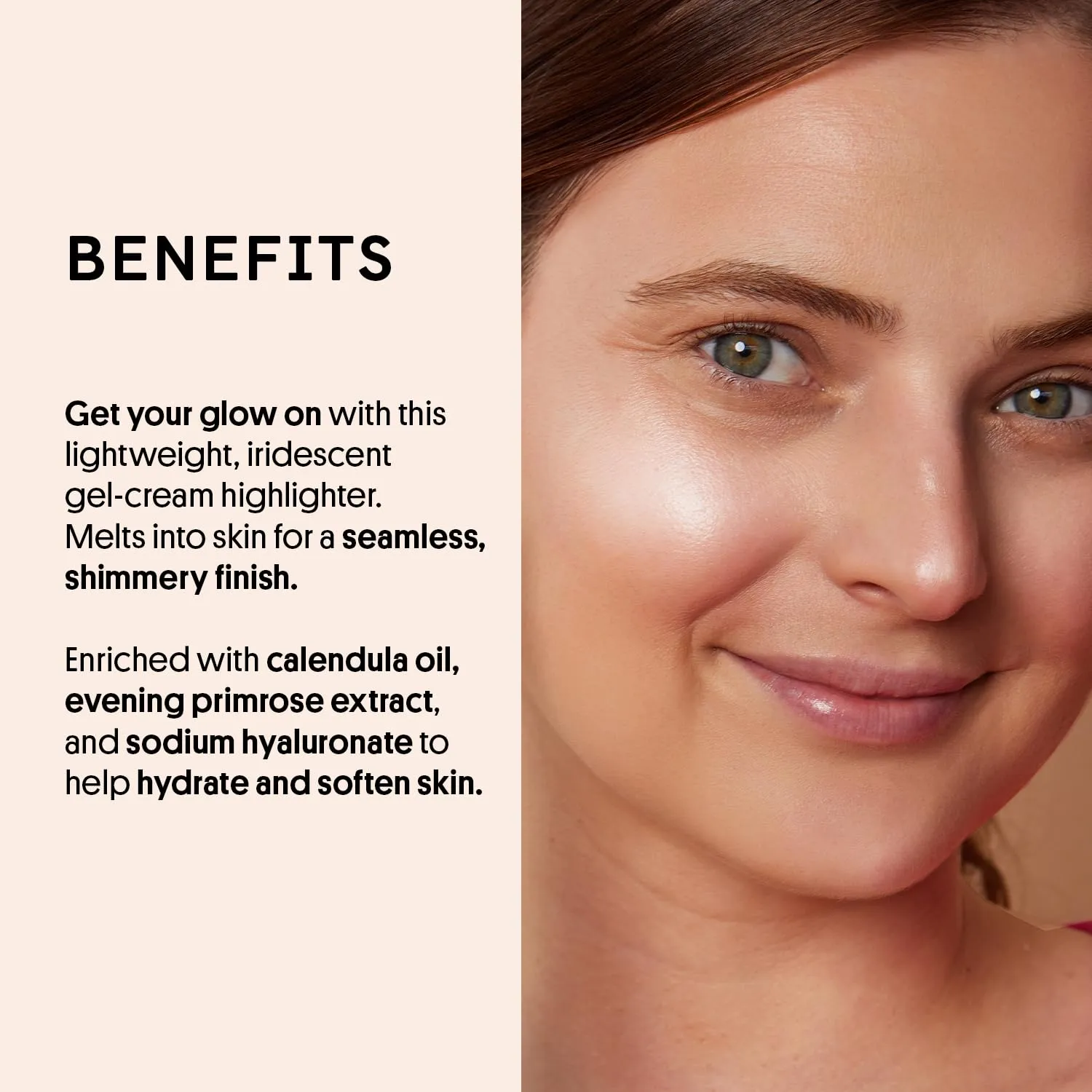 Winky Lux Cheeky Rose Liquid Highlighter, Gel-Cream Highlighter, Blush Topper, Shimmer Blush Finish, Buildable Glow, Long-Lasting Weightless Formula, Angel