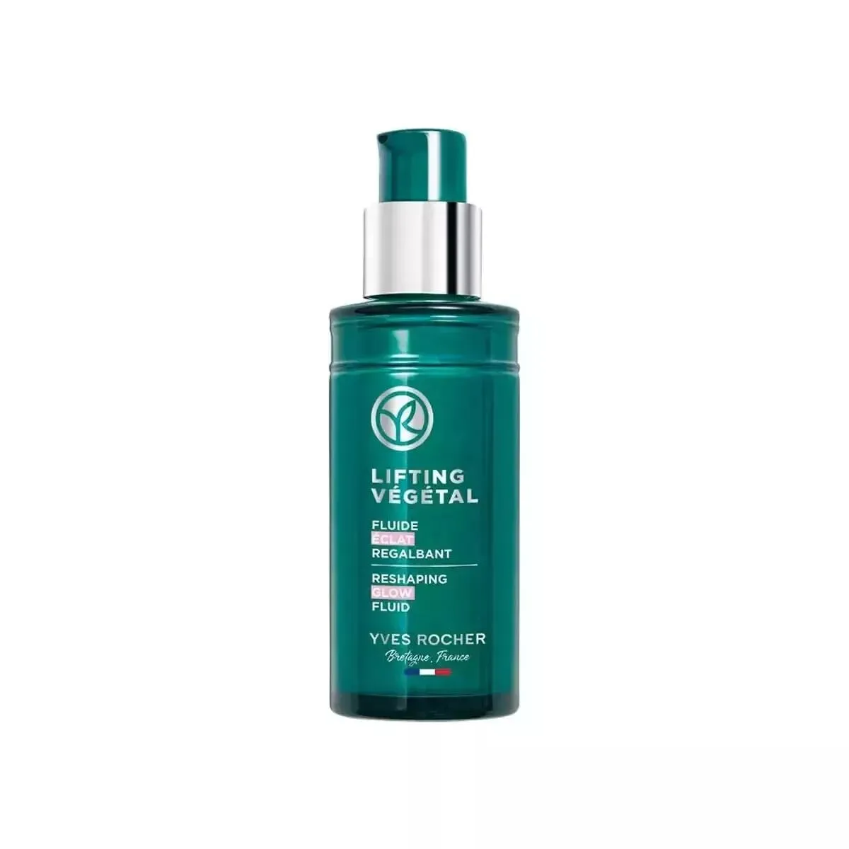 Yves Rocher Lifting Vegetal Fluid Highlighter for Face Neck Lifting Mature Skin Day Care Routine - 50 ml./1.7 fl.oz