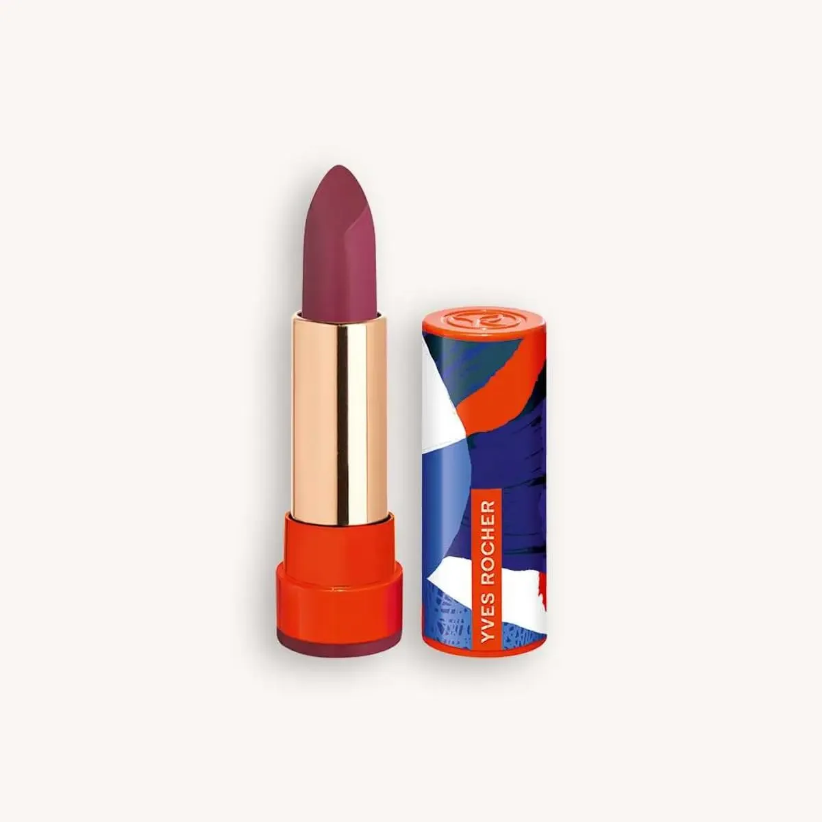 Yves Rocher Matte Lipstick Velvety Matte Finish Long-Lasting Color Hydrating & Nourishing Formula Soft Lips Women Makeup Shade 08 Lilac - 3.7g / 0.13oz