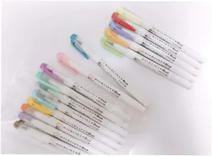 Zebra Mildliner highlighter Brush pen, 25 Pastel Color set with Original Pen Case